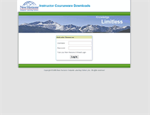 Tablet Screenshot of instructor.newhorizons.com