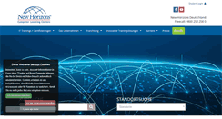 Desktop Screenshot of newhorizons.de